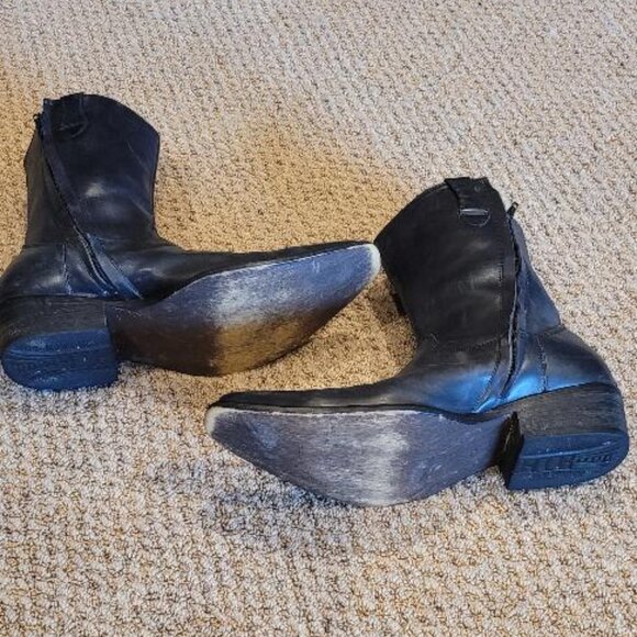 Great Steve Madden mens side zip Custer Cowboy boots - Picture 5 of 9